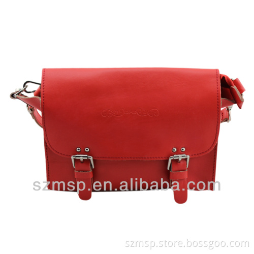 2015 girl flap shoulder bag leather lady street handbag crossing bag